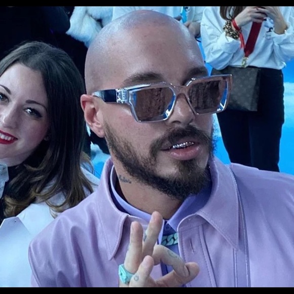 Luxury Brand Designer Square Sunglasses Silver Gold Men - Picture 10 of 16